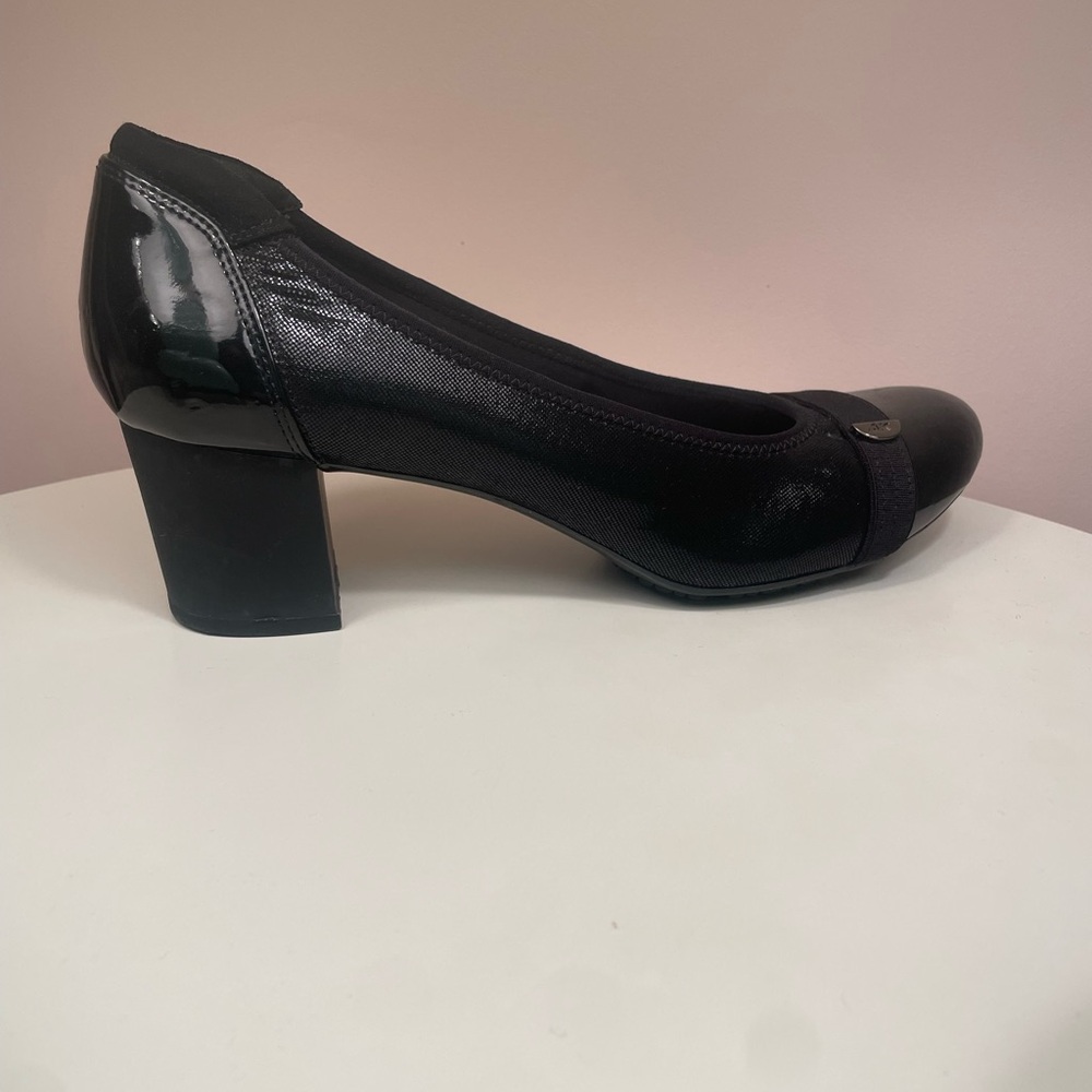 Anne Klein Sport Black Block Heel Shoes Size 10